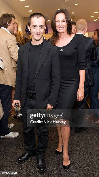 Kinder Aggugini and Tricia Ronane attend Neal's Yard Remedies Natural Beauty Honours at Neal's Yard Remedies on September 4, 2008 in London, England.