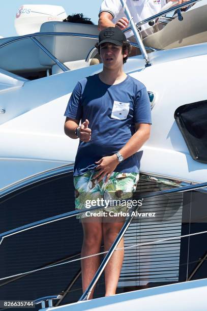 Felipe Juan Froilan de Marichalar y Borbon is seen during the 36th Copa Del Rey Mafre Sailing Cup on August 5, 2017 in Palma de Mallorca, Spain.