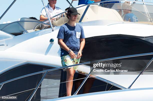 Felipe Juan Froilan de Marichalar y Borbon is seen during the 36th Copa Del Rey Mafre Sailing Cup on August 5, 2017 in Palma de Mallorca, Spain.