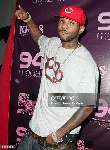 Famous Rapper In 2008 123 Magazines Official 2008 Mtv Video Music Awards Kickoff Party Stock ...