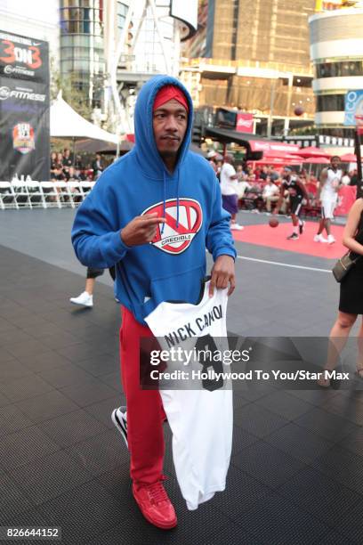 Nick Cannon is seen on August 4, 2017 in Los Angeles, CA.