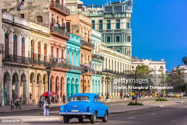 view of havana city, cuba. - kuba stock-fotos und bilder