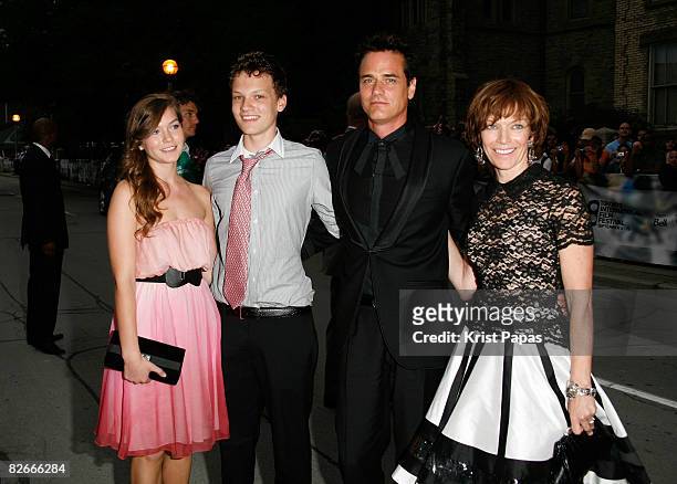 Director Paul Gross , wife Martha Burns and guests attend the "Passchendaele" Opening Night Gala world premiere screening during the 2008 Toronto...