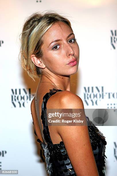 Actress Julia Levy-Boeken attends the Opening Party for the MINI Rooftop NYC on September 4, 2008 in New York City.