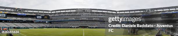 General view inside the MetLife Stadium before the International Champions Cup match between Juventus and Barcelona at MetLife Stadium on July 22,...