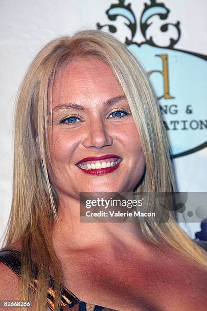 Actress Robin Coleman arrives at the Play Couture Celebrates Red Carpet Grand Opening on September 4, 2008 in Los Angeles, California.