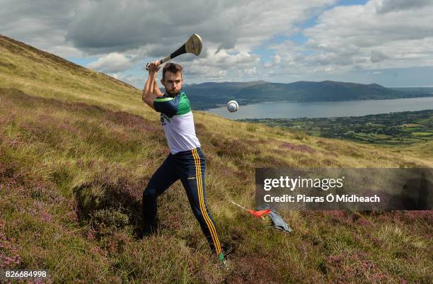 Louth , Ireland - 5 August 2017; Eoin Reilly of Laois during the 2017 M Donnelly GAA All-Ireland Poc Fada Finals in the Annaverna Mountain,...