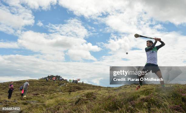 Louth , Ireland - 5 August 2017; James McInerney of Clare during the 2017 M Donnelly GAA All-Ireland Poc Fada Finals in the Annaverna Mountain,...
