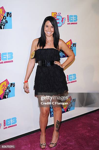 Power 106 Dj LALA attends the MTV Tr3s Pre-VMA Party 2008 at Level 3 Night Club on September 4, 2008 in Hollywood, California.