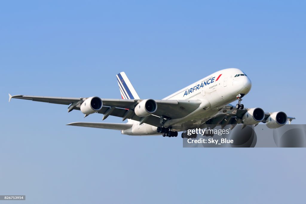 Air France A380 aircraft