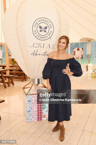 Founder of The Honest Company and Honest Beauty Jessica Alba attends as the Honest Company and The GREAT. Celebrate The GREAT Adventure on August 5,...