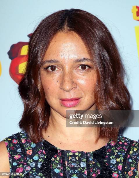 Actress Maya Rudolph attends the premiere of Open Road Films' "The Nut Job 2: Nutty by Nature" at Regal Cinemas L.A. Live on August 5, 2017 in Los...