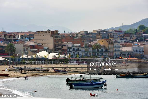 giardini naxos, italy - naxos sicily stock pictures, royalty-free photos & images