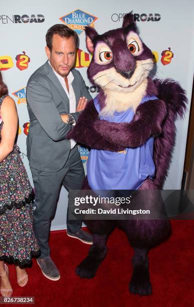 Actor Will Arnett attends the premiere of Open Road Films' "The Nut Job 2: Nutty by Nature" at Regal Cinemas L.A. Live on August 5, 2017 in Los...