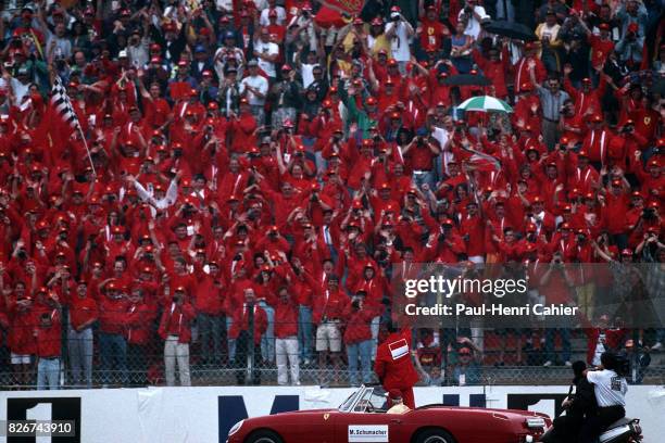 Michael Schumacher, Grand Prix of Germany, Hockenheimring, 28 July 1996.