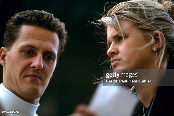 Michael Schumacher, Corinna Schumacher, Grand Prix of Japan, Suzuka, 12 October 1997.