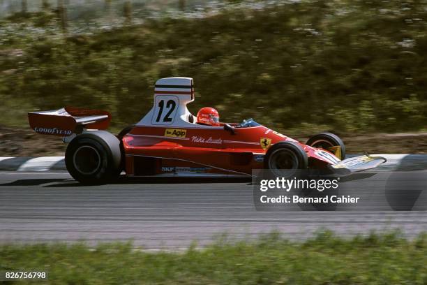 Niki Lauda, Ferrari 312T, Grand Prix of Belgium, Zolder, 16 May 1975.