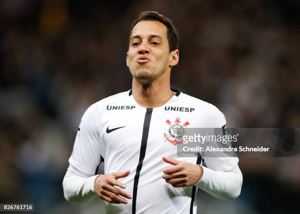 Rodriguinho of Corinthians in action during the match between Corinthians and Sport Recife for the Brasileirao Series A 2017 at Arena Corinthians...