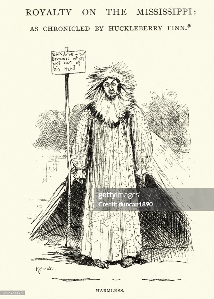 Adventures of Huckleberry Finn, Royalty on the Mississippi, Harmless