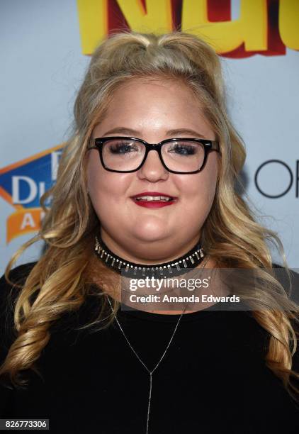 Social media influencer Lauren Godwin arrives at the premiere of Open Road Films' "The Nut Job 2: Nutty By Nature" at the Regal Cinemas L.A. Live on...