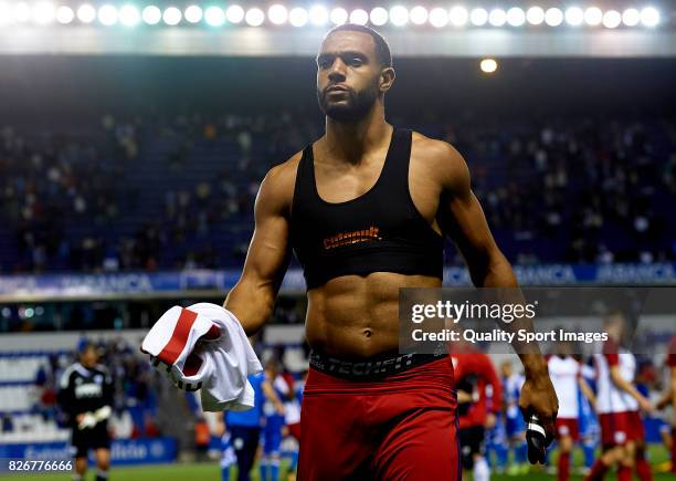 Matt Phillips of West Bromwich Albion leaves the pitch after the Pre Season Friendly match between Deportivo de La Coru?a and West Bromwich Albion at...