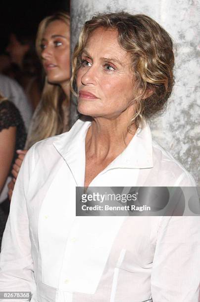 Actress Lauren Hutton attends the Brant Publications "Interview Celebrates a New Look" on September 4, 2008 in New York City.