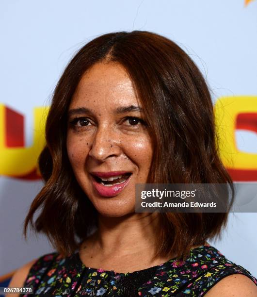 Actress Maya Rudolph arrives at the premiere of Open Road Films' "The Nut Job 2: Nutty By Nature" at the Regal Cinemas L.A. Live on August 5, 2017 in...