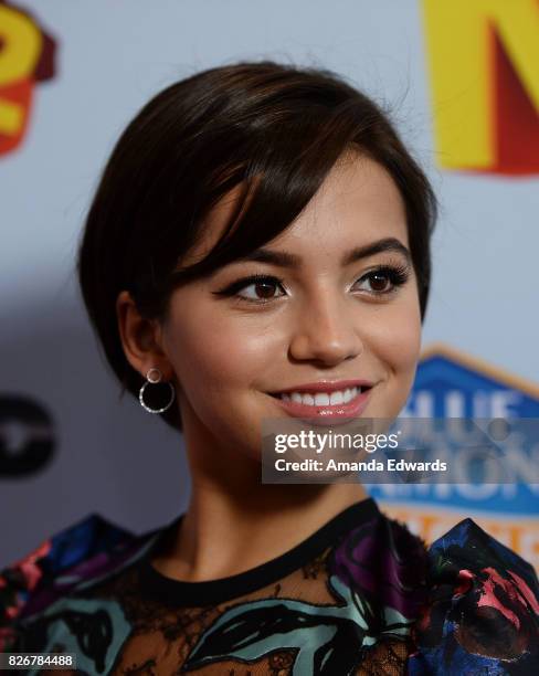 Actress Isabela Moner arrives at the premiere of Open Road Films' "The Nut Job 2: Nutty By Nature" at the Regal Cinemas L.A. Live on August 5, 2017...