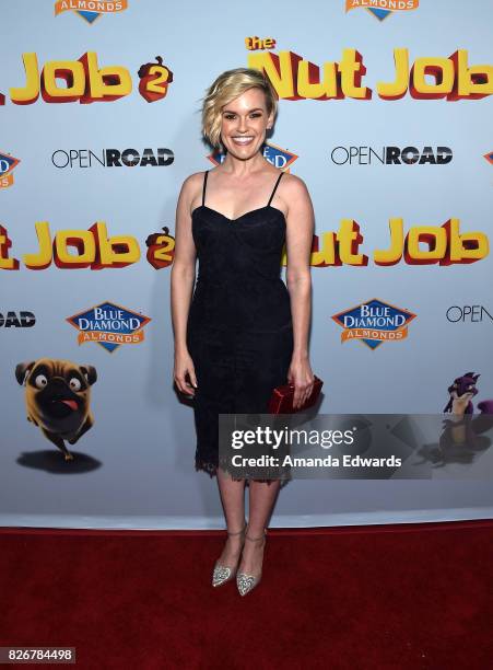 Actress Kari Wahlgren arrives at the premiere of Open Road Films' "The Nut Job 2: Nutty By Nature" at the Regal Cinemas L.A. Live on August 5, 2017...