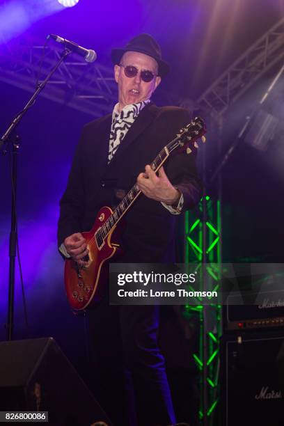 Leigh Heggarty of Ruts DC performs at Rebellion Festival at Winter Gardens on August 5, 2017 in Blackpool, England.