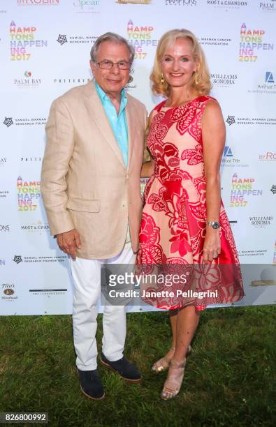 Founder & CEO Samuel Waxman, M.D. And Ann Liguori attend Samuel Waxman Cancer Research Foundation 13th Annual Hamptons Happening at a Private...