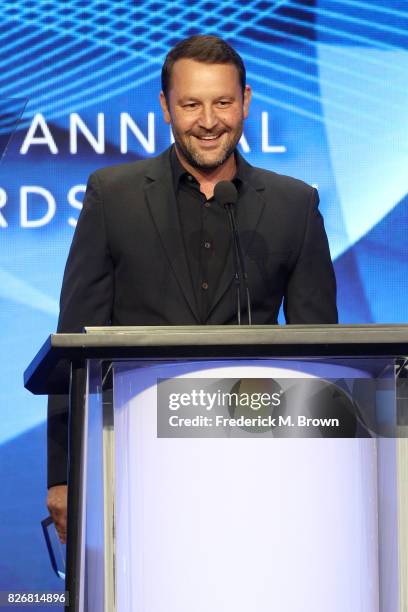 Executive Producer Dan Fogelman accepts the award for 'Outstanding New Program' for 'This Is Us' onstage at the 33rd Annual Television Critics...