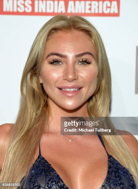 Actress Khloe Terae attends the Elite Awards ceremony charity gala for Jagrit at Renaissance Los Angeles Airport Hotel on August 5, 2017 in Los...