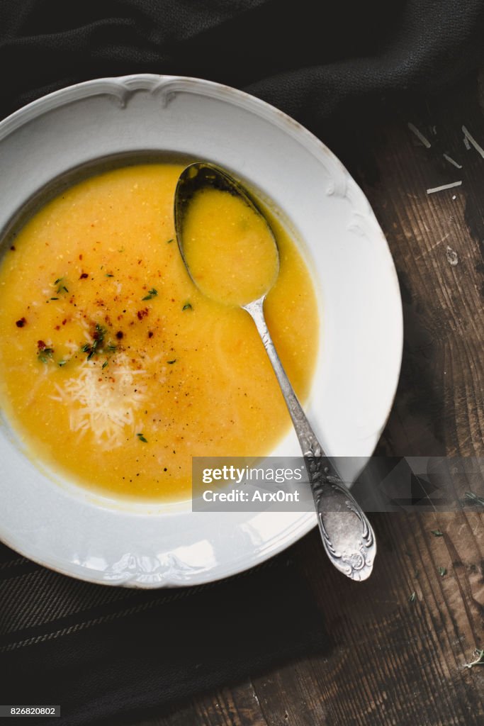 Pumpkin cream soup