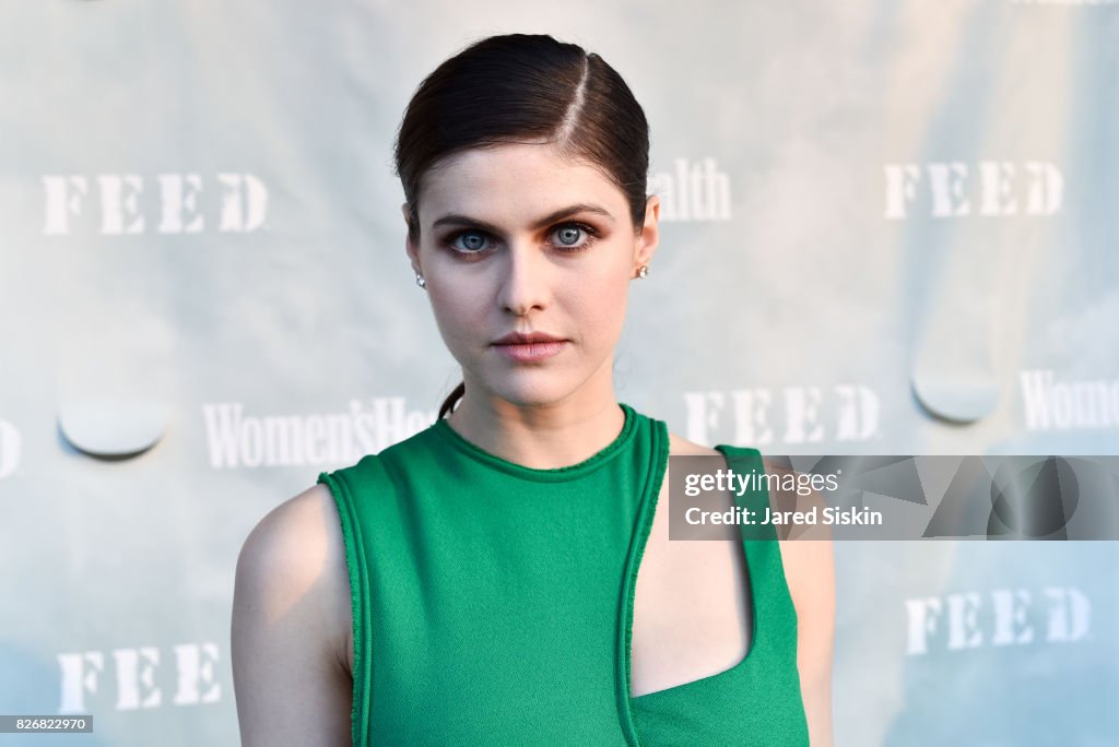 Actress Alexandra Daddario attends Women's Health and FEED's 6th