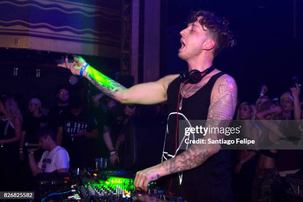 Ekali performs onstage during 'Webster Hall The End Of An Era' at Webster Hall on August 5, 2017 in New York City.