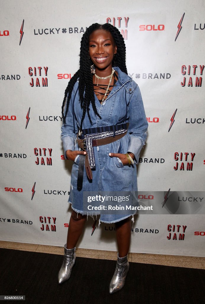 Brandy Norwood attends Lucky Brand Presents Lucky Lounge: City Jam