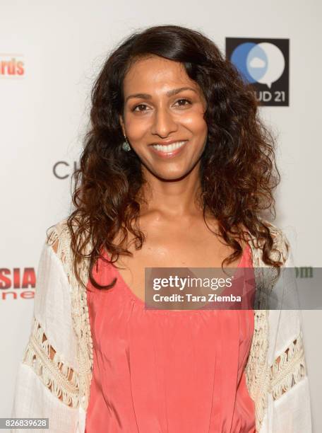 Actress Rekha Sharma ttends the Elite Awards ceremony charity gala for Jagriti at Renaissance Los Angeles Airport Hotel on August 5, 2017 in Los...