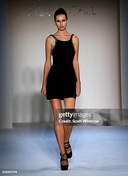 Model during the Alice McCall Presentation Spring 2009 fashion show during Mercedes-Benz Fashion Week at The Altman Building on September 5, 2008 in...