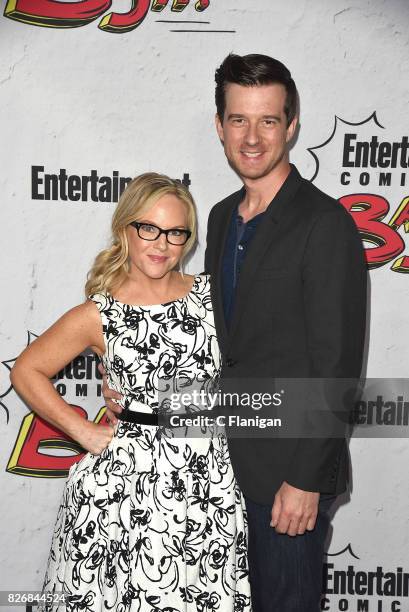 Rachael Harris and Christian Hebel attend the Entertainment Weekly's Annual Comic-Con Party 2017 at Float at Hard Rock Hotel San Diego on July 22,...