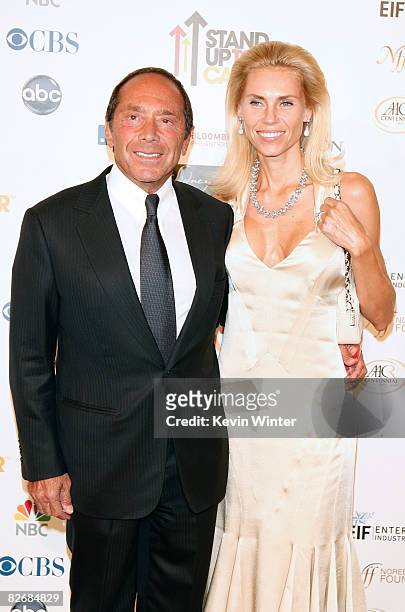 Producer/musician Paul Anka arrives at Stand Up For Cancer at the Kodak Theatre on September 5, 2008 in Hollywood, California.