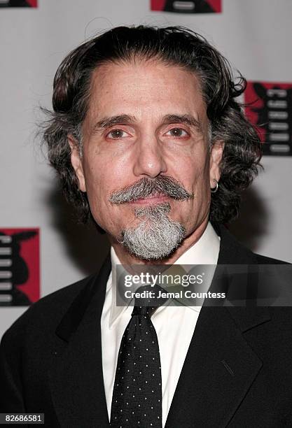 Actor Chris Sarandon poses for a photo at the Afterparty for the opening night of the Broadway Play "Cyrano de Bergerac" held at Spotlight Live on...