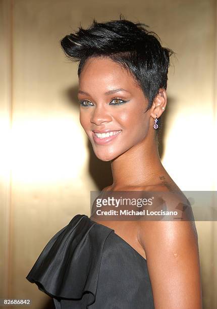 Singer Rihanna attends the Conde Nast "Fashion Rocks" at Radio City Music Hall on September 5, 2008 in New York City.