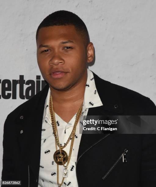 Franz Drameh attends Entertainment Weekly's annual Comic-Con party in celebration of Comic-Con 2017 at Float at Hard Rock Hotel San Diego on July 22,...