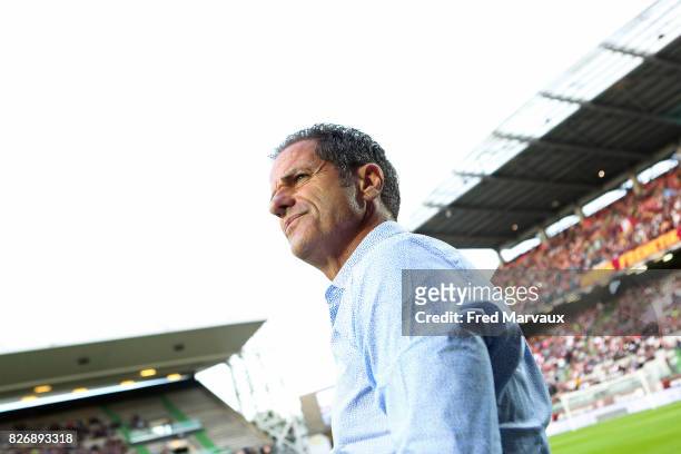 Philippe Hinschberger coach of Metz during the Ligue 1 match between Metz and EA Guingamp on August 5, 2017 at Stade Symphorien in Metz,