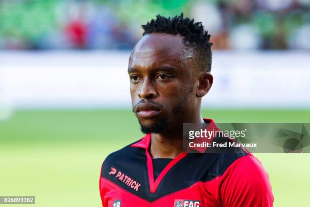 Lebogang Phiri of Guingamp during the Ligue 1 match between Metz and EA Guingamp on August 5, 2017 at Stade Symphorien in Metz,