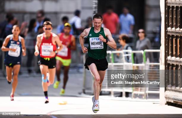London , United Kingdom - 6 August 2017; Sean Hehir competes in the Men's Marathon event during day three of the 16th IAAF World Athletics...