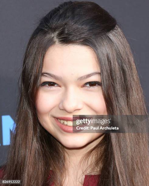 Actress Nikki Hahn attends the "The Lion King" sing-along and screening at The Greek Theatre on August 5, 2017 in Los Angeles, California.