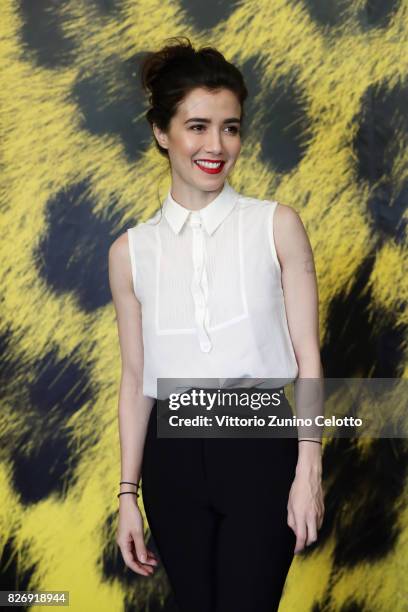 Actress Marjorie Estiano attends 'As boas maneiras' photocall during the 70th Locarno Film Festival on August 6, 2017 in Locarno, Switzerland.