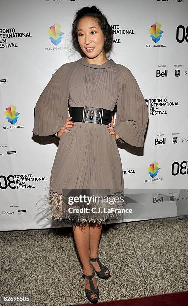 Actress Sandra Oh arrives at the "Blindness" premiere during the 2008 Toronto Internation Film Festival held at The Visa Screening Room at the Elgin...